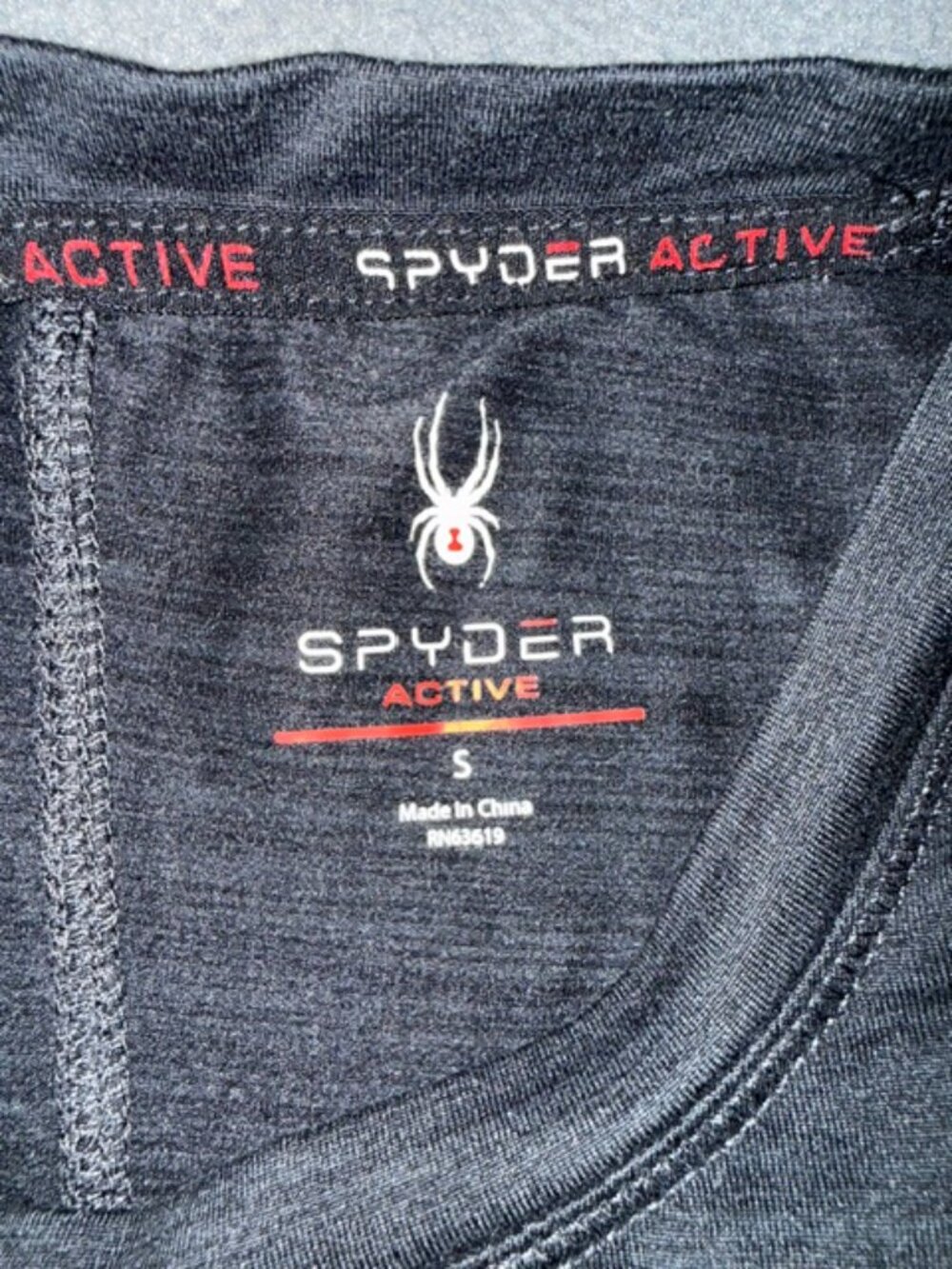 Spyder Active Tank Top Womens Medium Black Athletic Sleeveless Workout Stretch - Picture 2 of 4